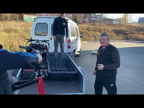 Выдача мотобуксировщика IKUDZO 2.0 1450/500 EKR15 в X-MOTORS г.Красноярск