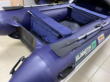 Надувная лодка GLADIATOR E380 AIR С НДНД (X-MOTORS EDITION)