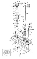 Корпус шестерни, Drive 2.31:1 USA0T627234/BEL0P215631 и ниже 2-Х ТАКТНОГО ПЛМ MERCURY 90 Серийный номер от 0P017000 до 0P325499