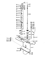 Корпус шестерни (приводной вал) 2-Х ТАКТНОГО ПЛМ MERCURY 60 Серийный номер от 9385911 до 9469199