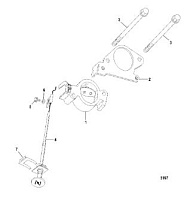Дроссельная катушка 2-х тактного ПЛМ MERCURY 40 M Серийный номер от 00P017000 до 0P325499