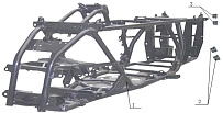 Рама КВАДРОЦИКЛА STELS ATV 400 HUNTER
