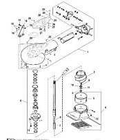 Топливный насос в сборе 2-Х ТАКТНОГО ПЛМ MERCURY 50EO Серийный номер от 9973100 до 0P016999