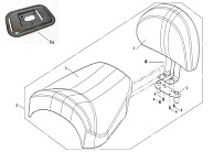 Спинка сиденья КВАДРОЦИКЛА STELS ATV 700 GT 2012