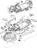 Корпус С40105000 снегохода ТАЙГА PATRUL 800 SWT