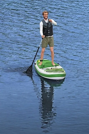 Надувная SUP-доска Freesoul Tech Convertible 340 х 89 х 15 см с сиденьем, веслом, насосом и пр.