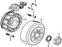 Генератор ДВИГАТЕЛЯ Racer ZS177MM 250 cc