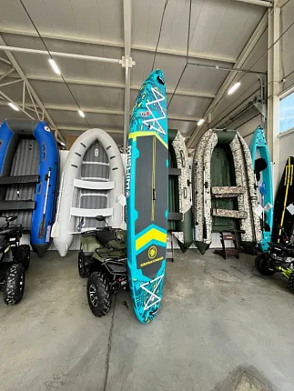 SUP (САП) Доска MISHIMO PRO-MAX Light Teal 12,6’ (385см)