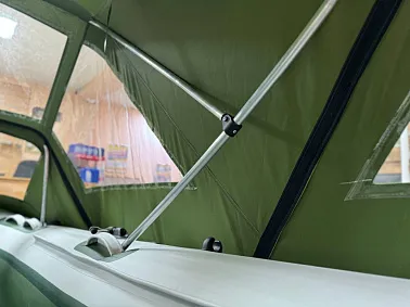 Ходовой комб. (носовой+основной) тент MISHIMO 335 LITE/PRO кмф зеленый (6)