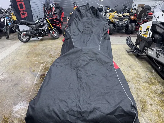 Чехол транспортировочный для снегохода AODES Snowcross с лого X-Motors Цв. Черно-красный