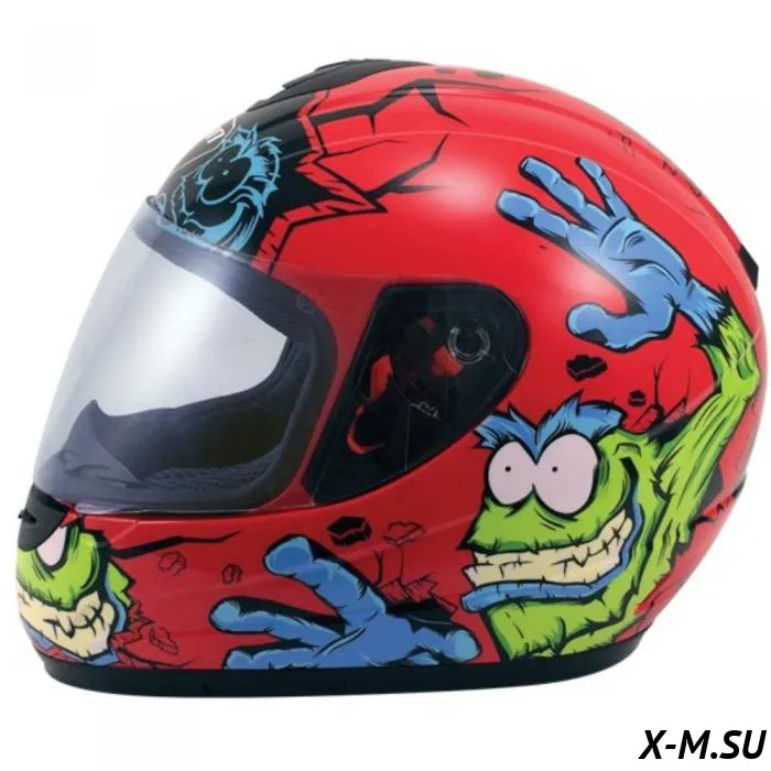 Детский шлем ZOAN FULL red M