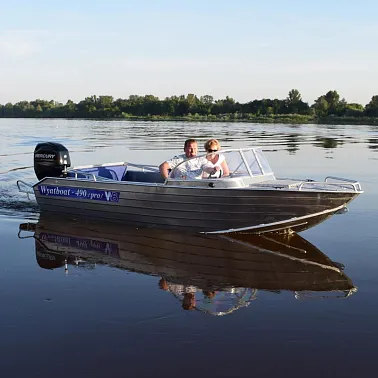 Алюминиевый катер WYATBOAT-490 Pro