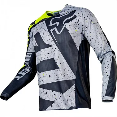 Мотоджерси Fox 180 Nirv Jersey Grey/Yellow