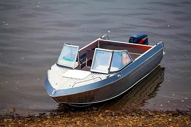 Алюминиевая моторная лодка Тактика-430