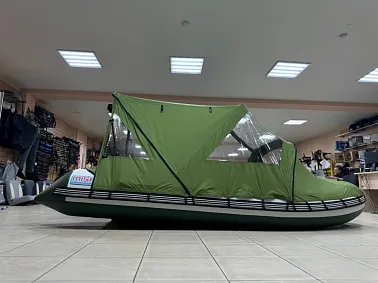 Ходовой комб. (носовой+основной) тент MISHIMO 430 FAMILY PRO/LITE/LITE DF зеленый